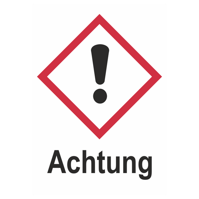 GHS 07 / Akute Toxizität; Reizung der Haut; Augenreizung; Sensibilisierung der Haut; Spezifische Zielorgan-Toxizität