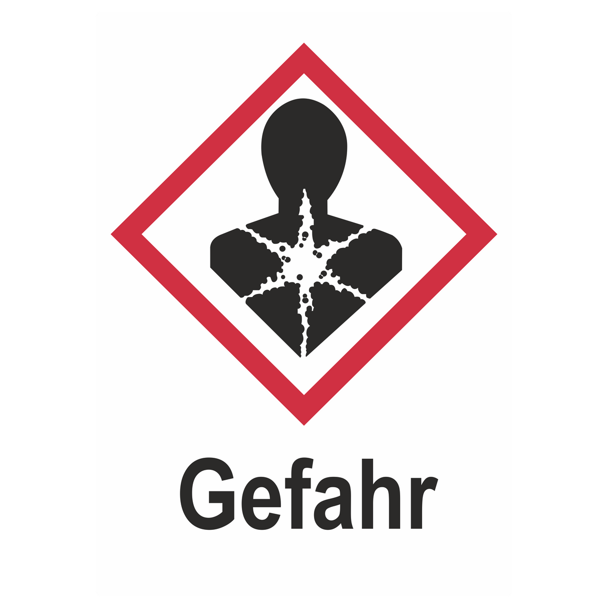 GHS 08 / Krebserzeugend; Mutagen; Reproduktionstoxisch; Sensibilisierung der Atemwege; Spezifische Zielorgan-Toxizität; Aspirationsgefahr