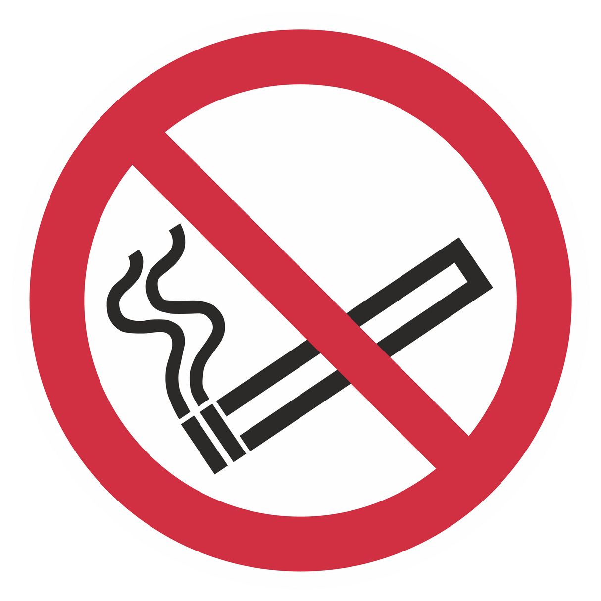 Verbotszeichen / Rauchen verboten