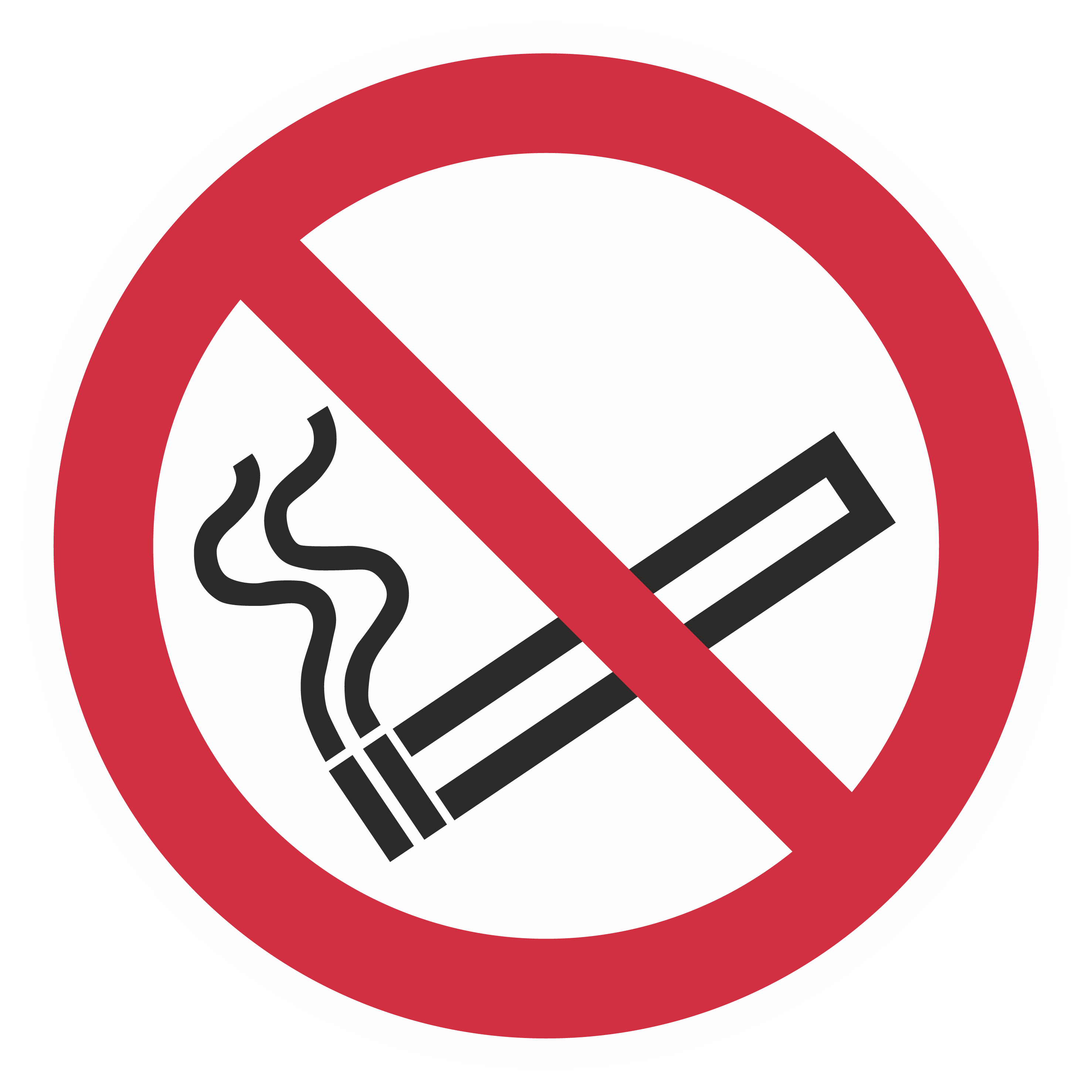 Verbotszeichen / Rauchen verboten
