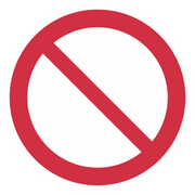 Verbotszeichen / Allgemein