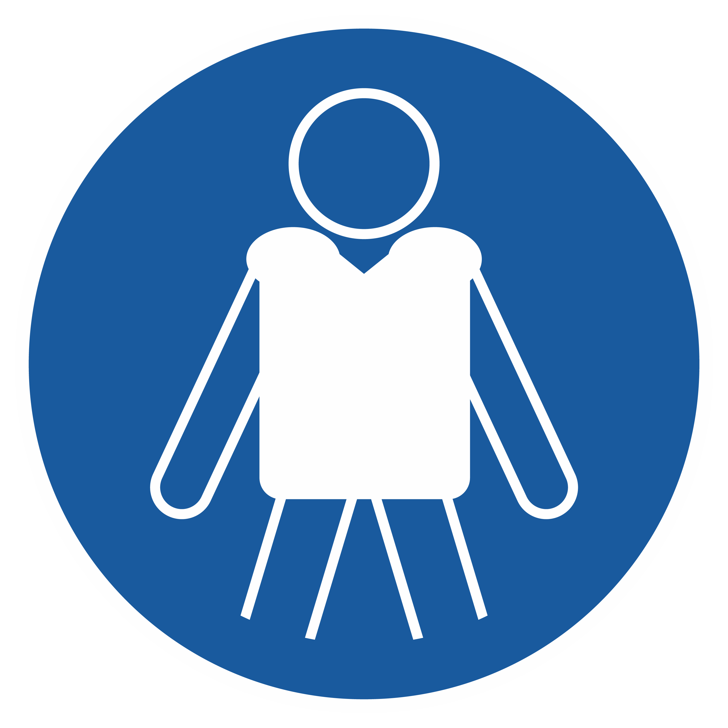 Gebotszeichen / Rettungsweste anlegen