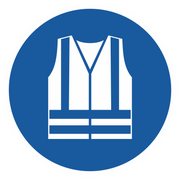 Gebotszeichen / Warnweste benutzen
