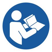 Gebotszeichen / Anleitung beachten