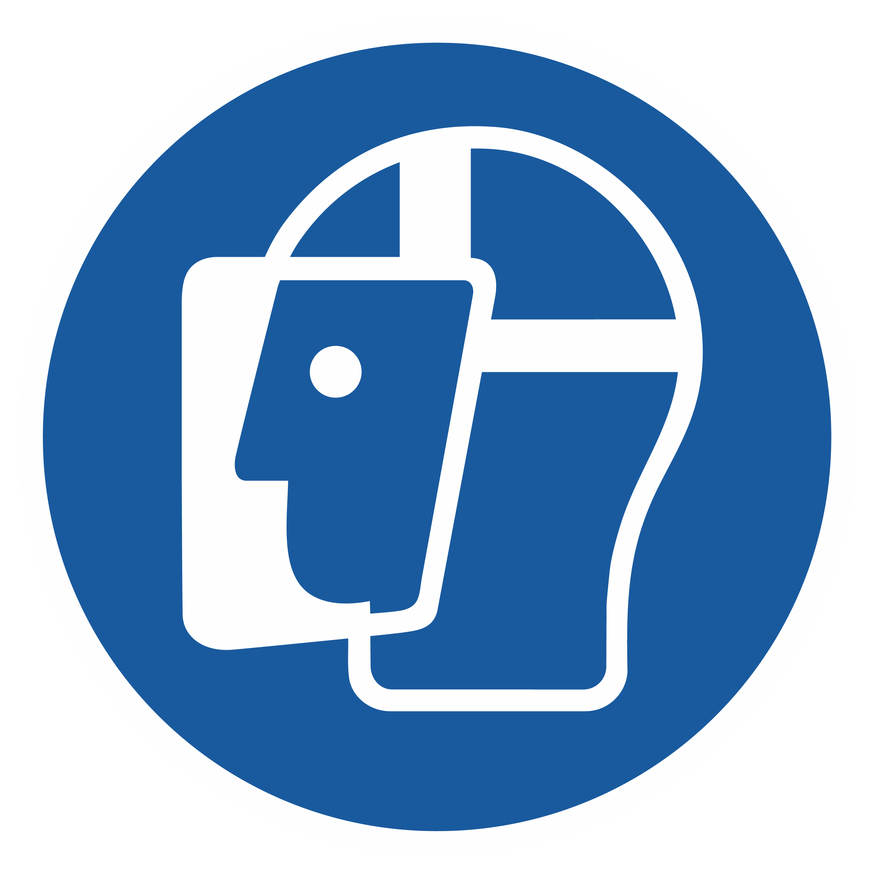 Gebotszeichen / Gesichtsschutz benutzen