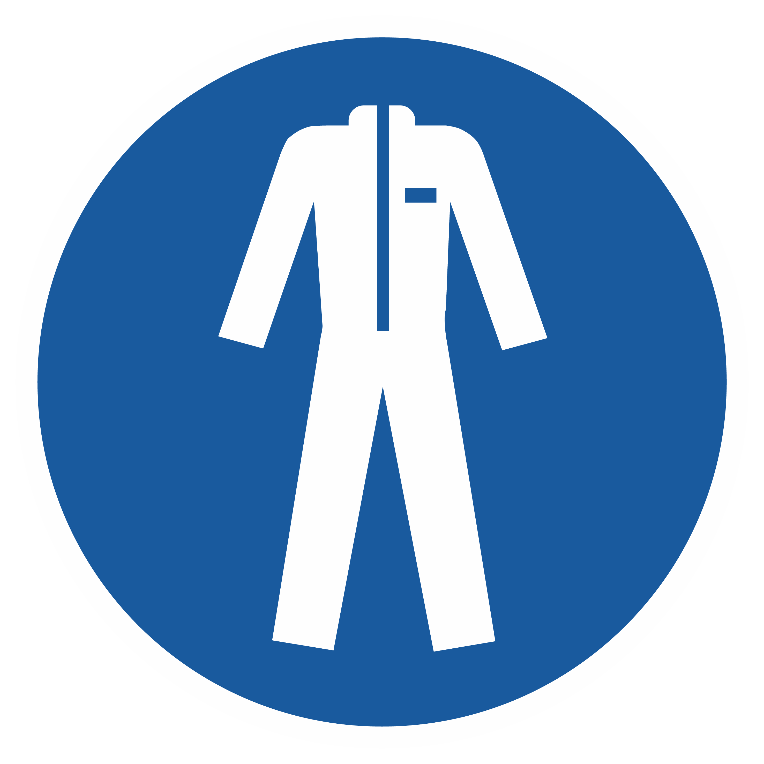 Gebotszeichen / Schutzkleidung benutzen