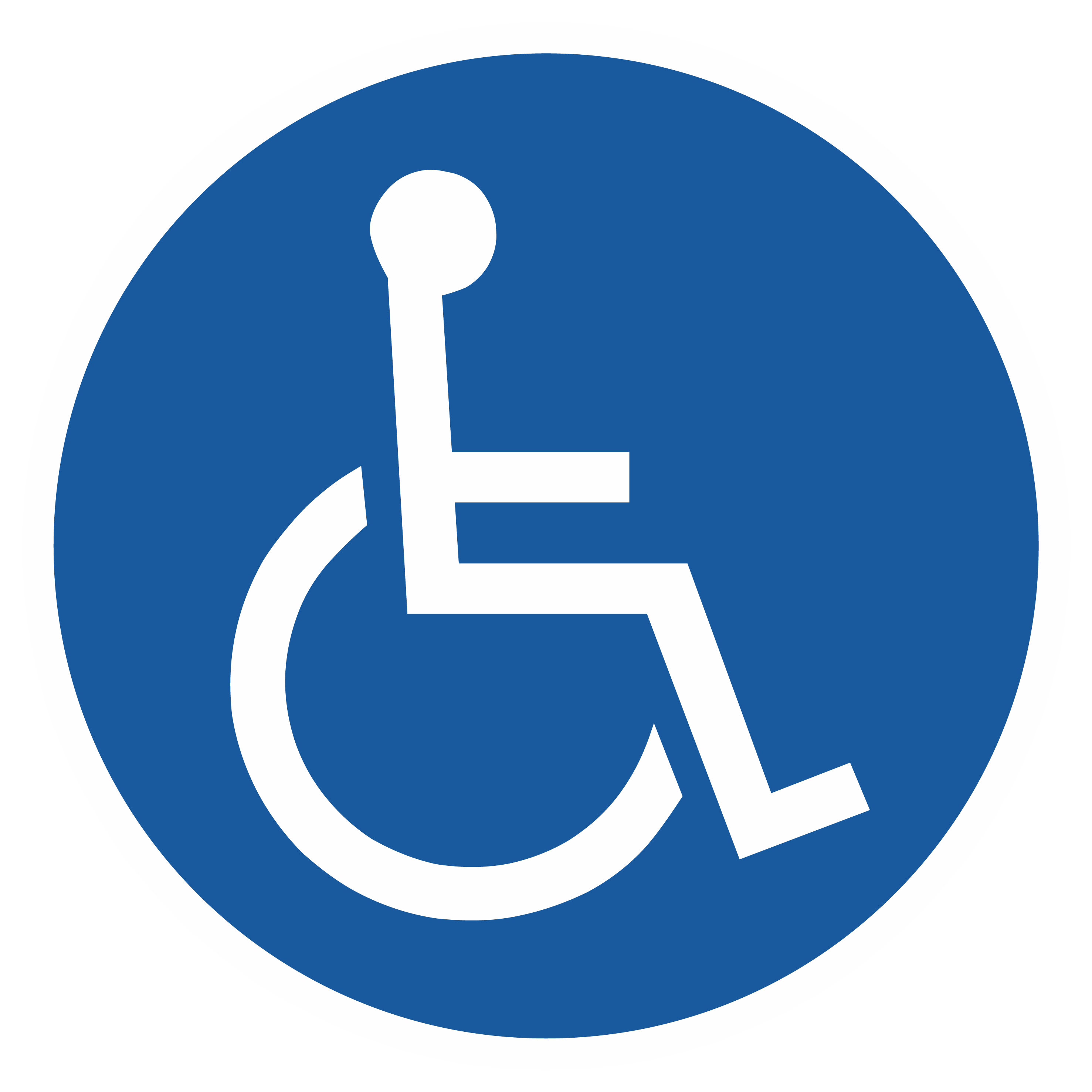 Gebotszeichen / Für Rollstuhlbenutzer