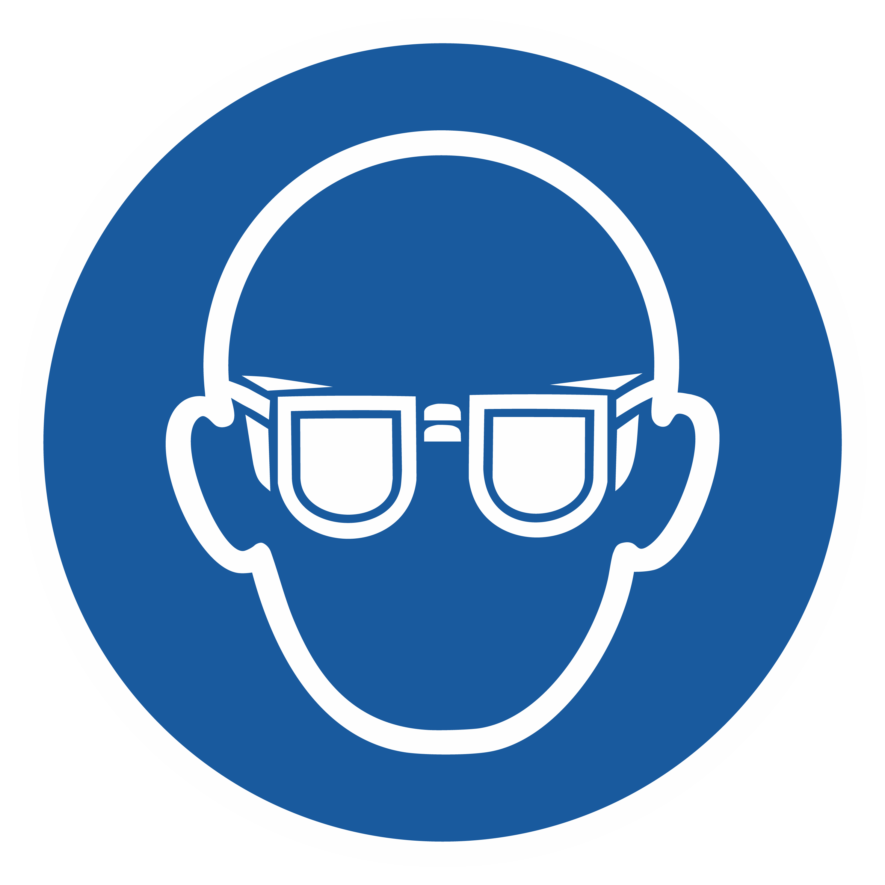 Gebotszeichen / Augenschutz benutzen