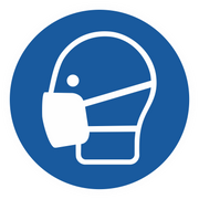 Gebotszeichen / Maske benutzen