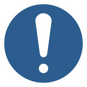 Gebotszeichen / Allgemein Ausrufezeichen