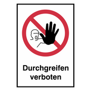 Betriebskennzeichnung / Durchgreifen verboten