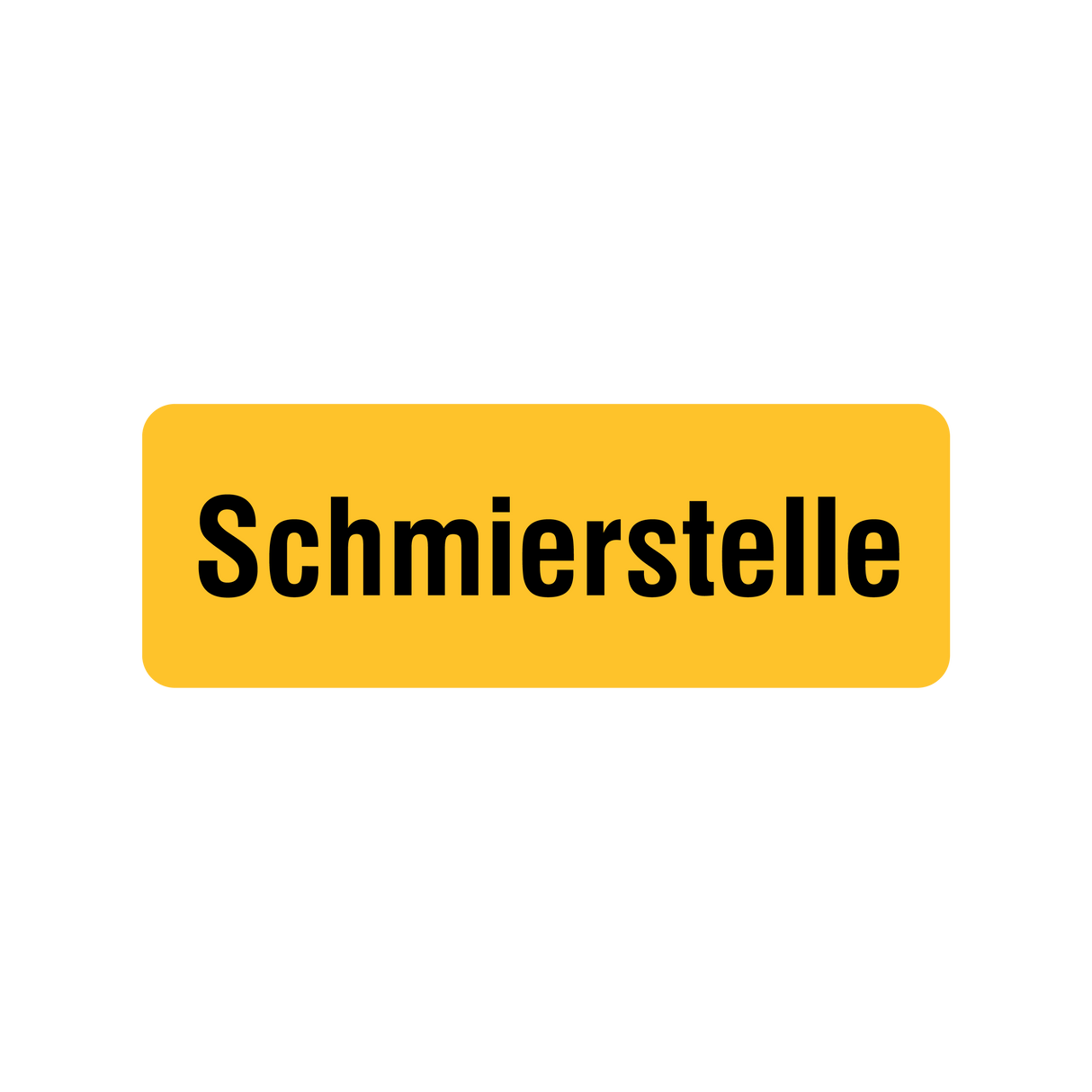 Betriebskennzeichnung / Schmierstelle