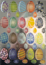 Oster Sticker - Bunte Ostereier