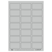 Laseretiketten silber / gestanzt