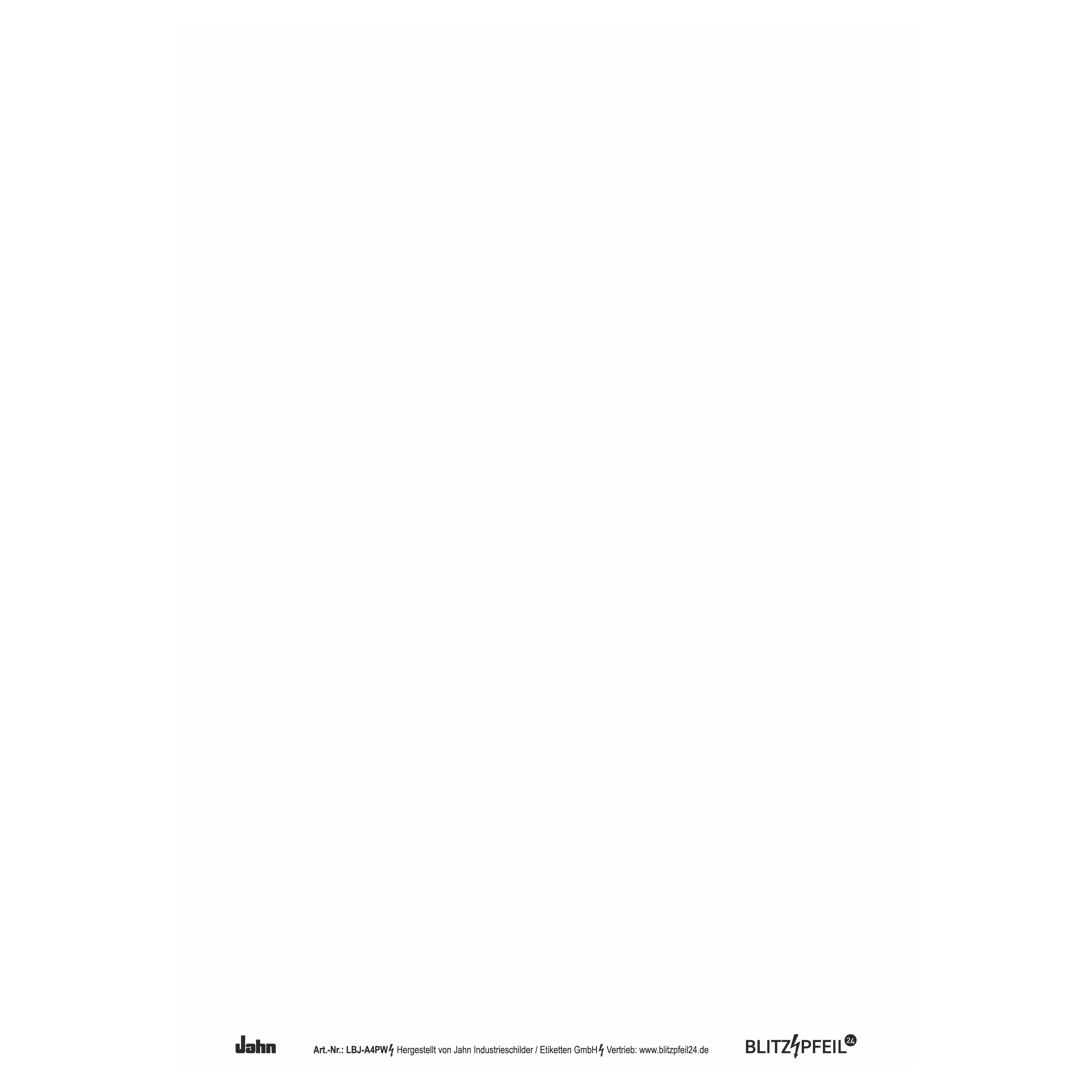 Laseretiketten weiß / ungestanzt