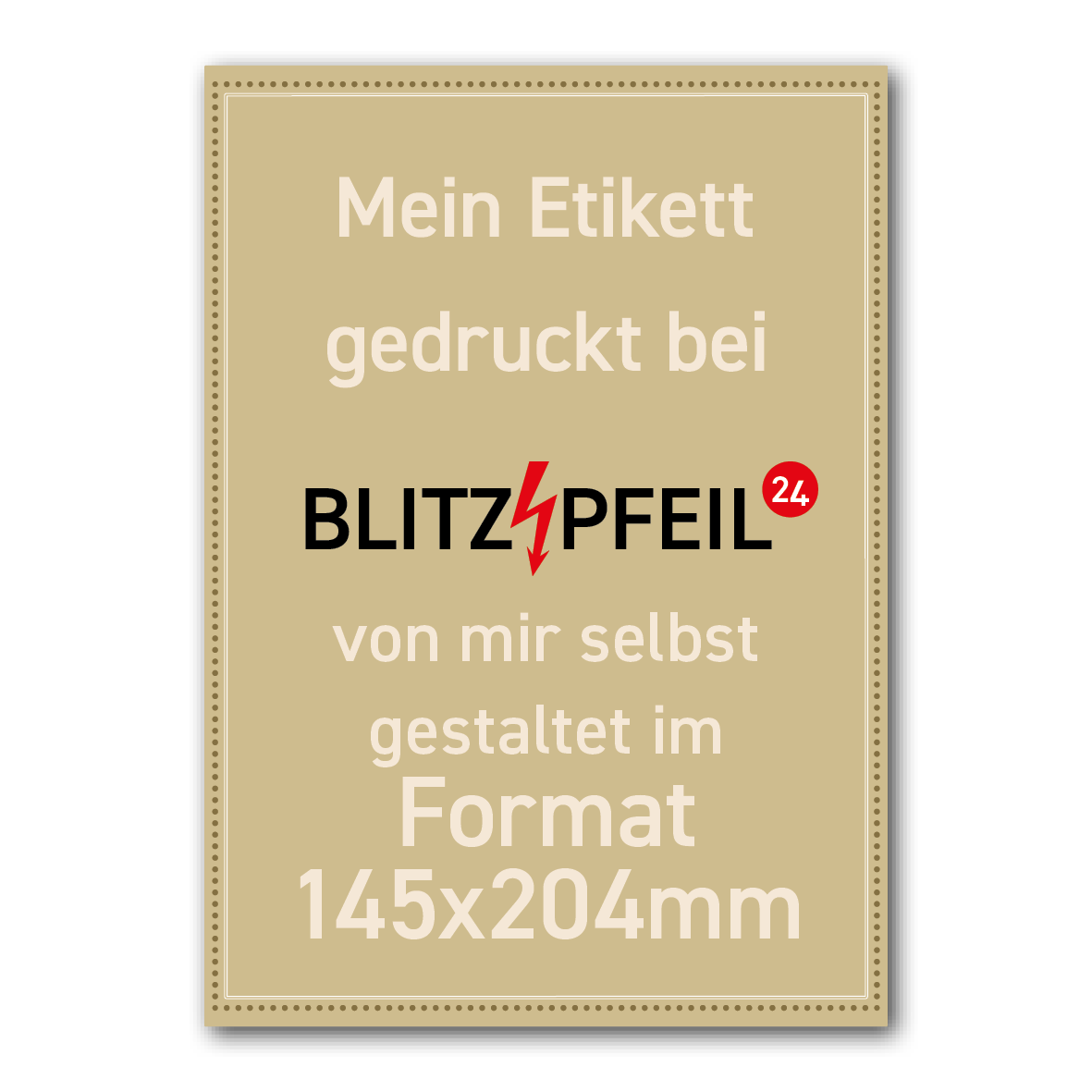 Rechteck 145mm x 204mm