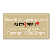 Rechteck 145mm x 80mm