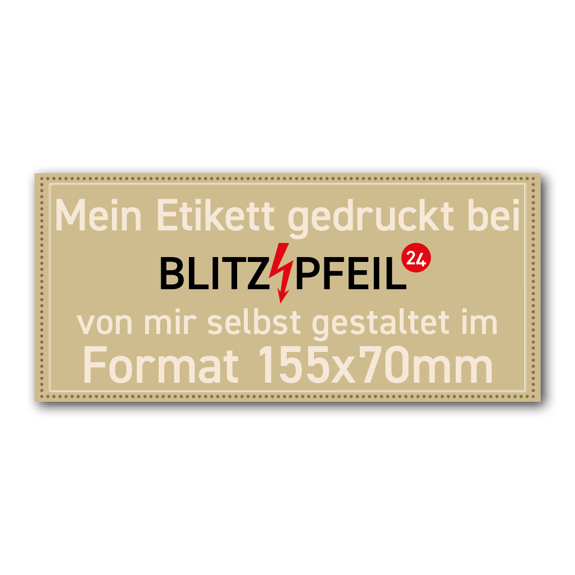 Rechteck 155mm x 70mm