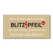 Rechteck 60mm x 30mm