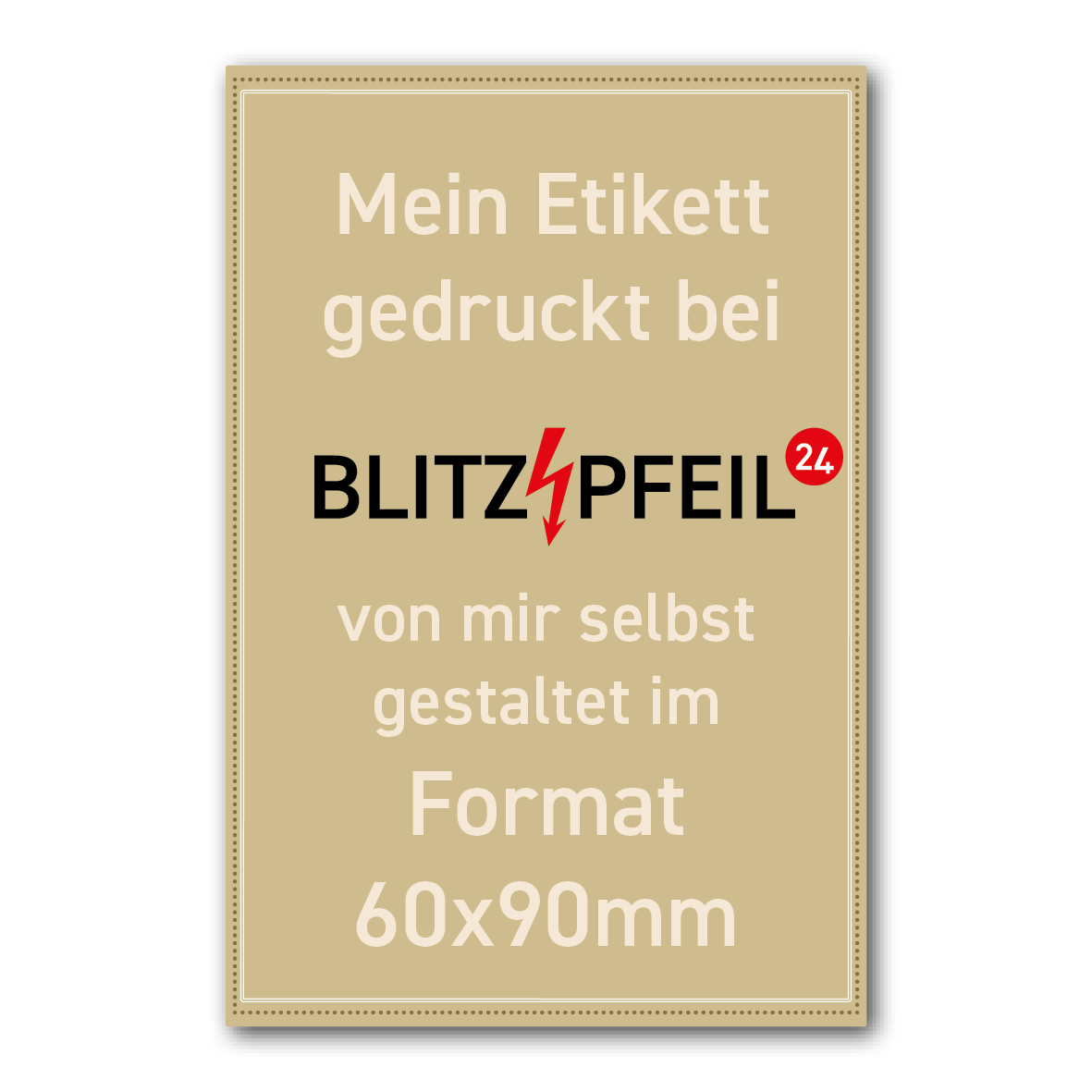 Rechteck 60mm x 90mm