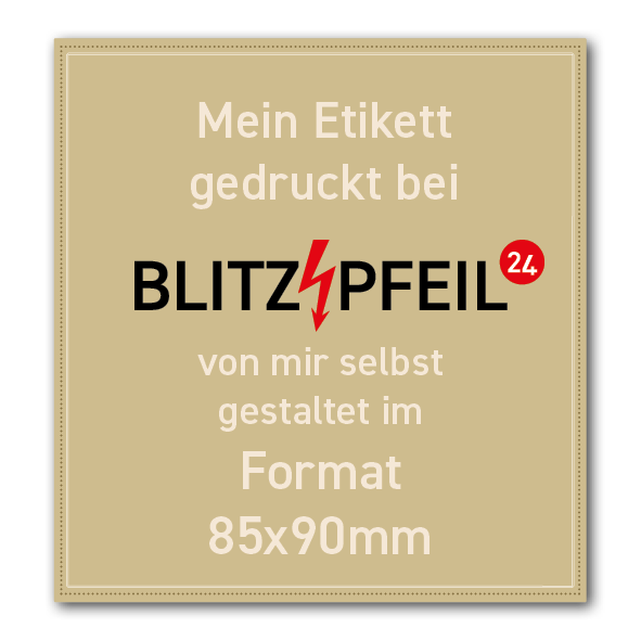Rechteck 85mm x 90mm