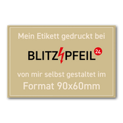 Rechteck 90mm x 60mm