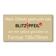 Rechteck 130mm x 70mm