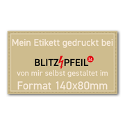 Rechteck 140mm x 80mm