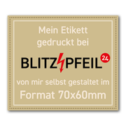 Rechteck 70mm x 60mm