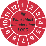 Prüfplaketten nach Wunsch 20 mm